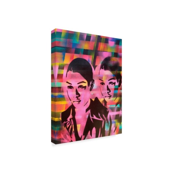 Abstract Graffiti 'Androids' Canvas Art,24x32